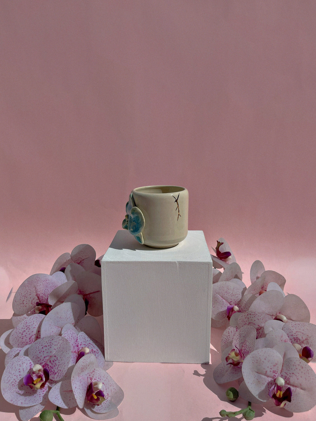 Blue Cascade Orchid Mug