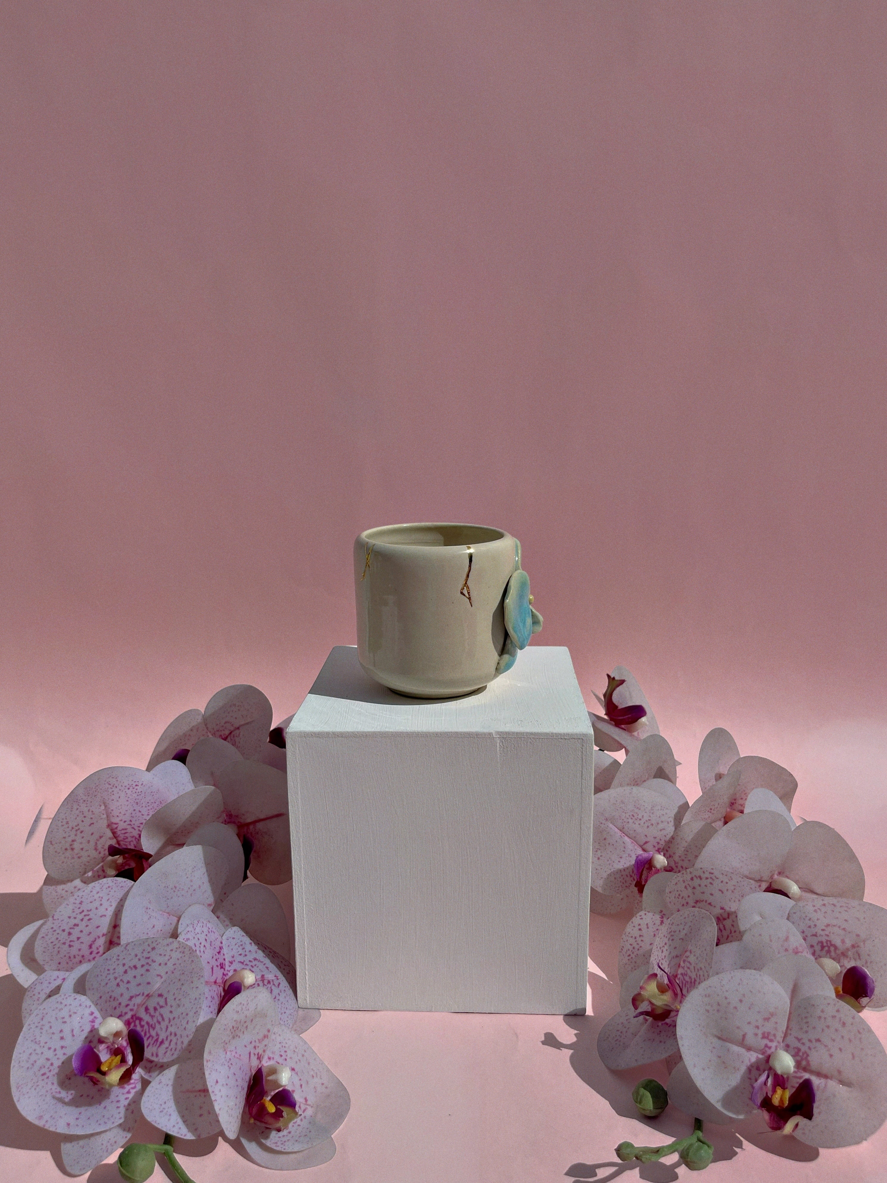 Blue Cascade Orchid Mug