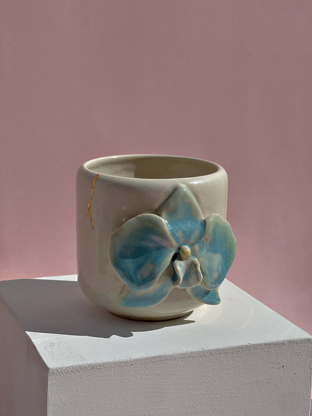 Blue Cascade Orchid Mug