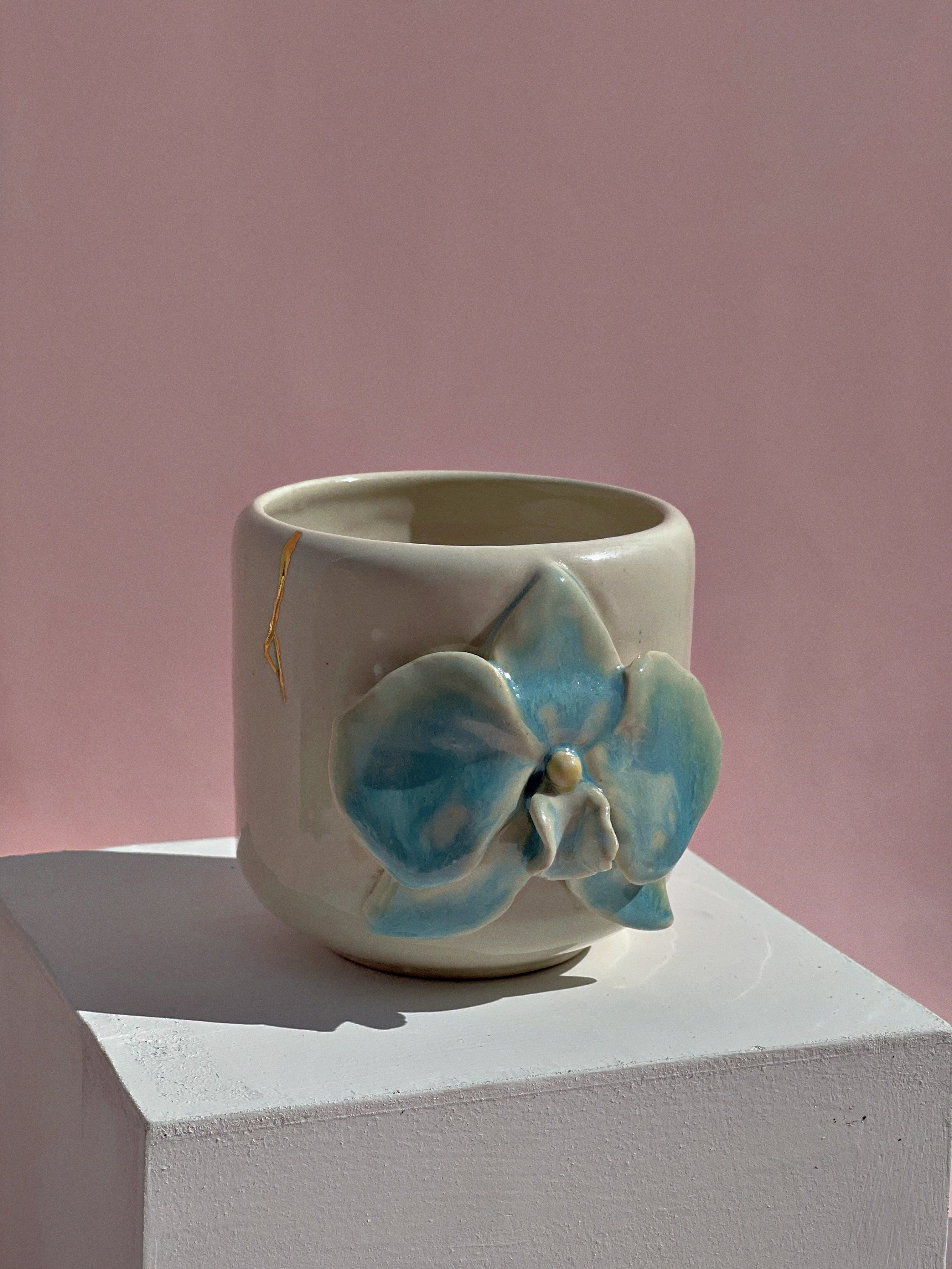 Blue Cascade Orchid Mug