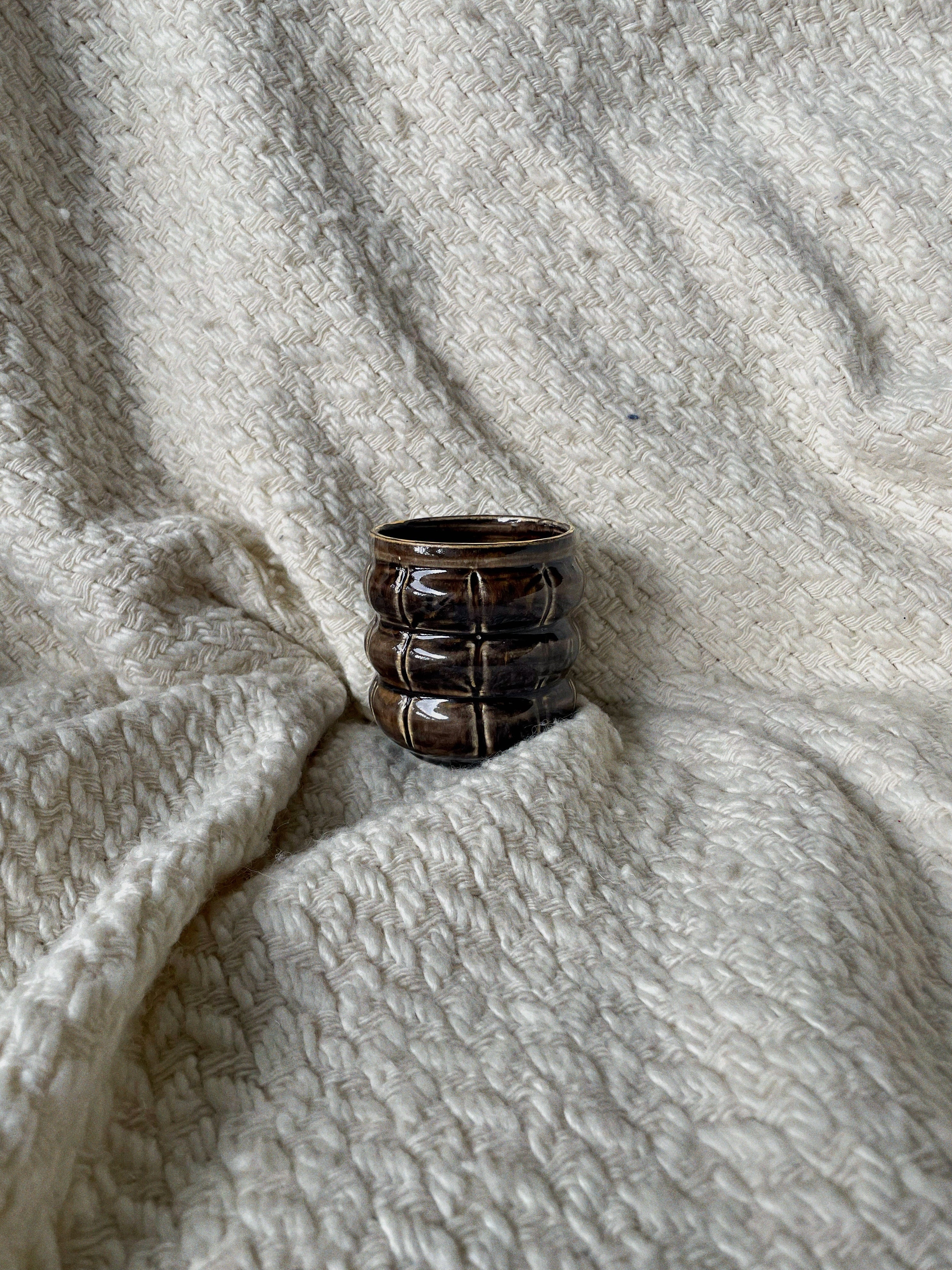 Brown Puffer Jacket Mug