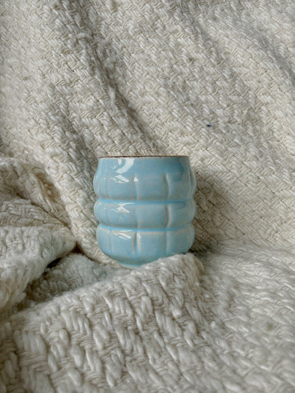 Blue Puffer Jacket Mug