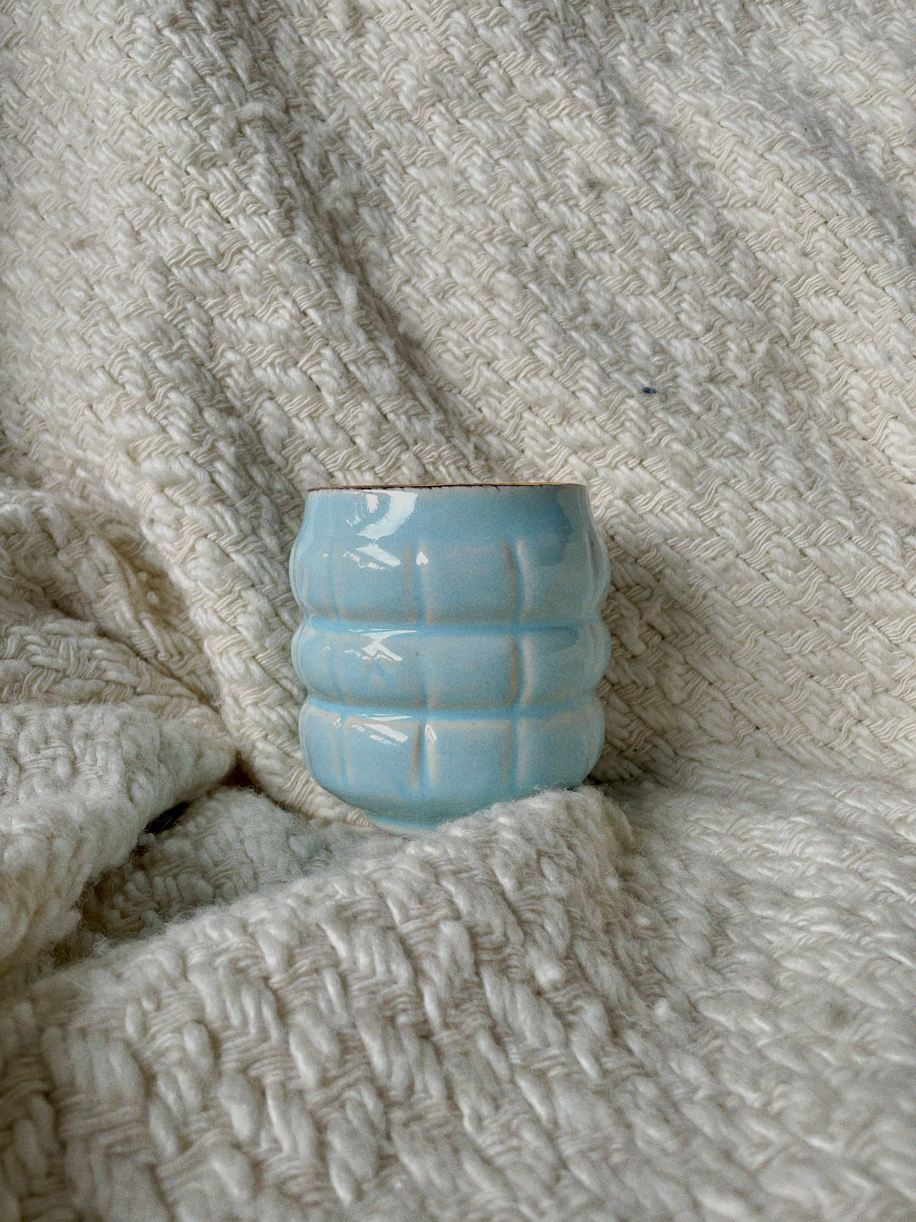 Blue Puffer Jacket Mug