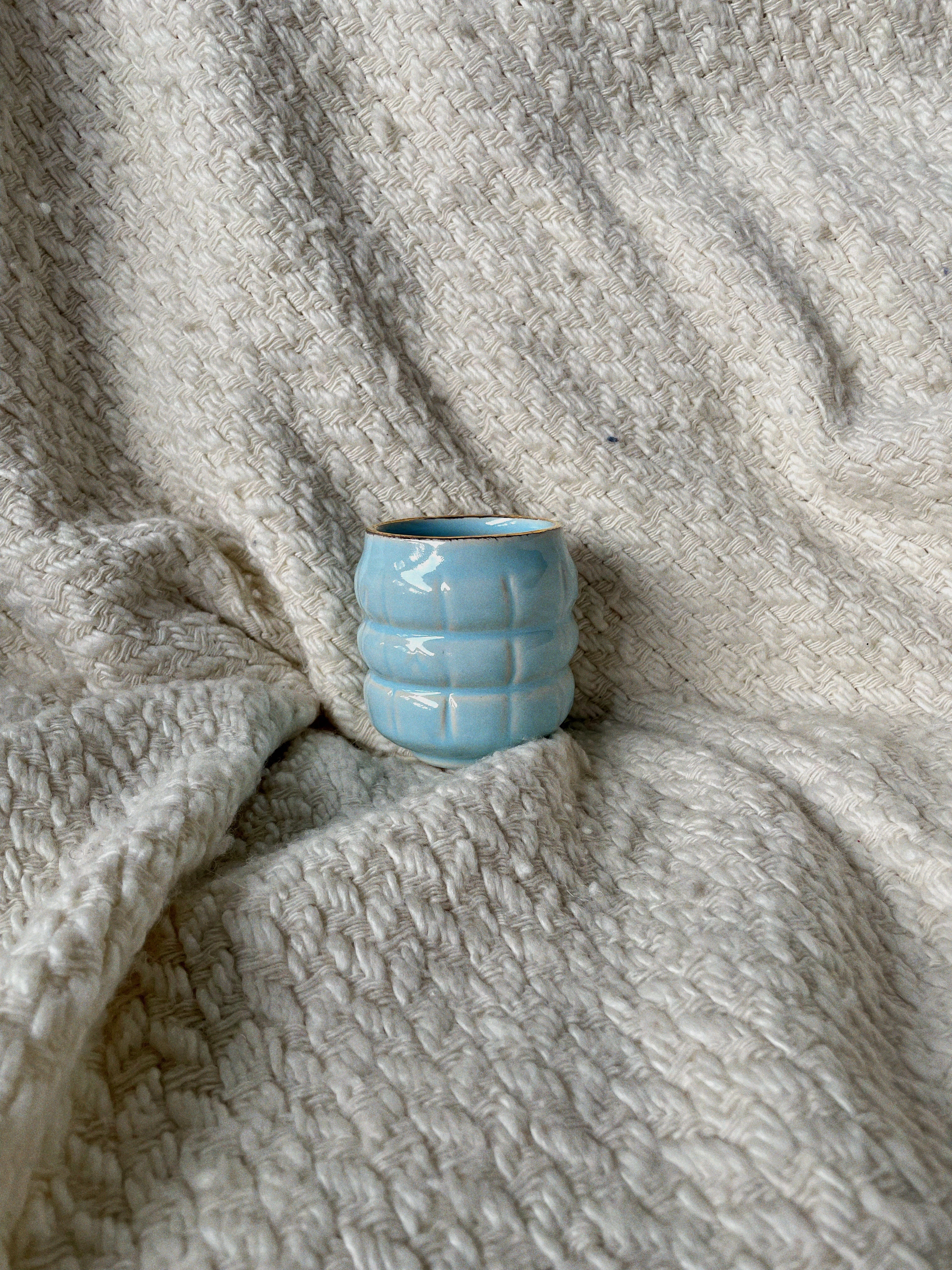 Blue Puffer Jacket Mug