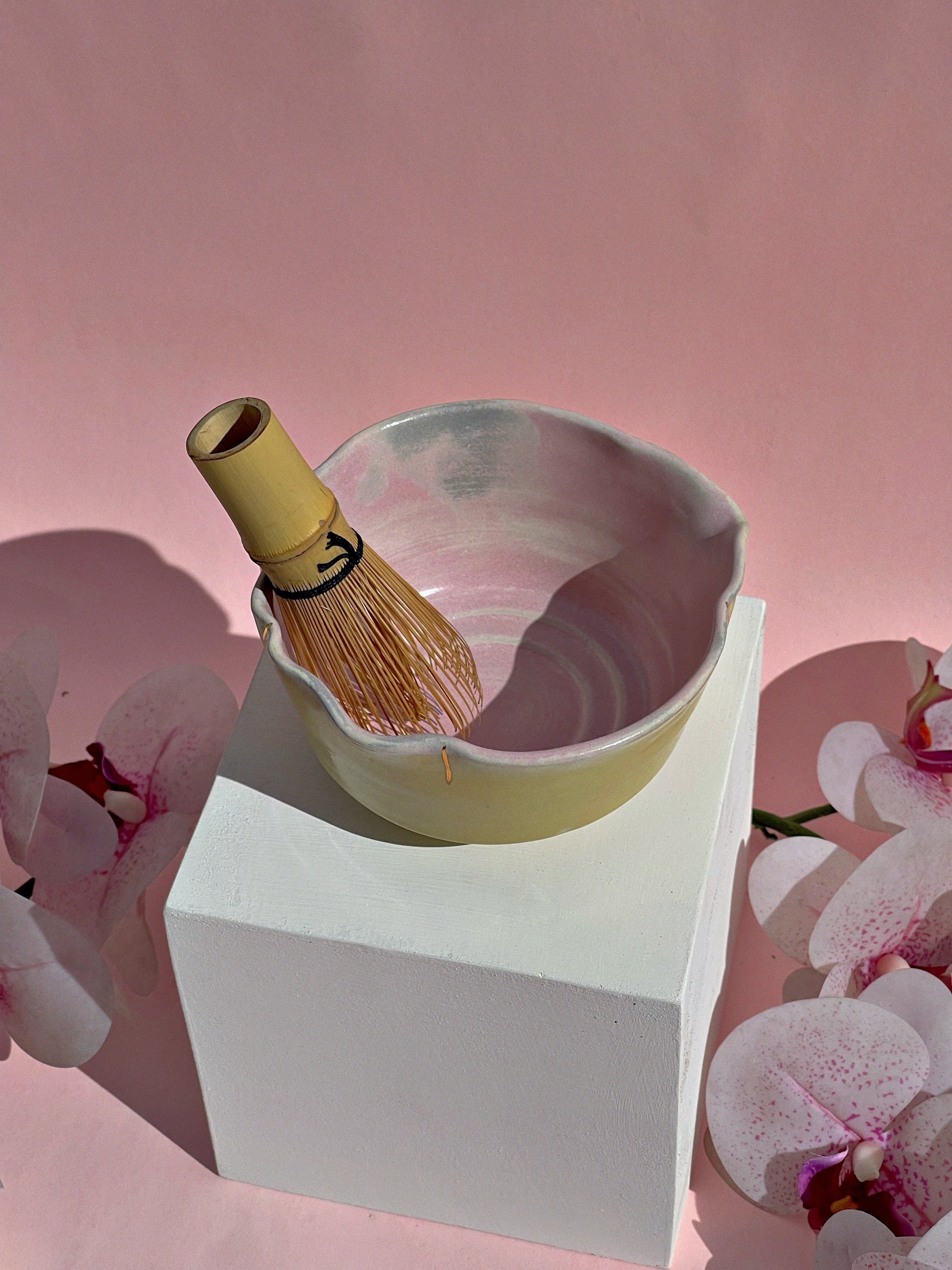 Sun Orchid Matcha Bowl