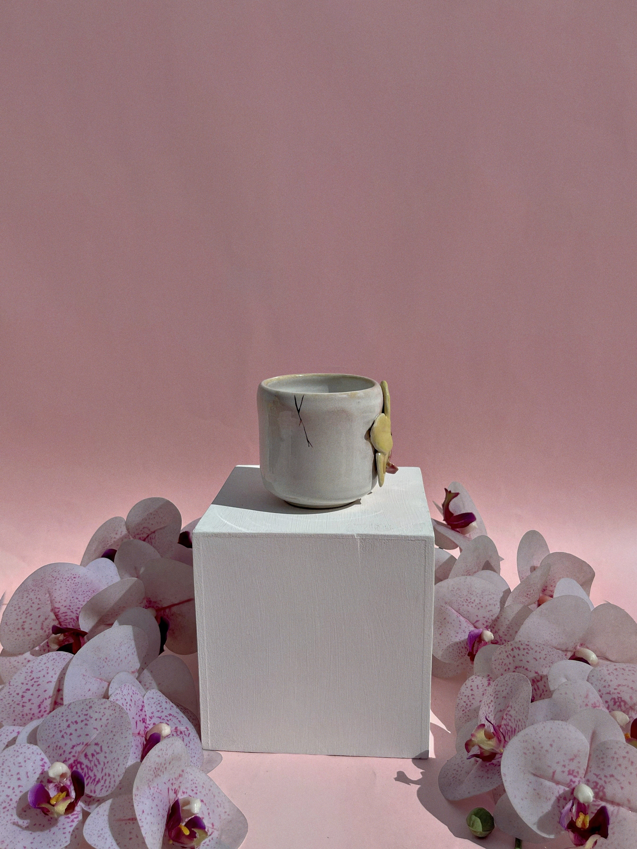 Honey Bloom Orchid Mug